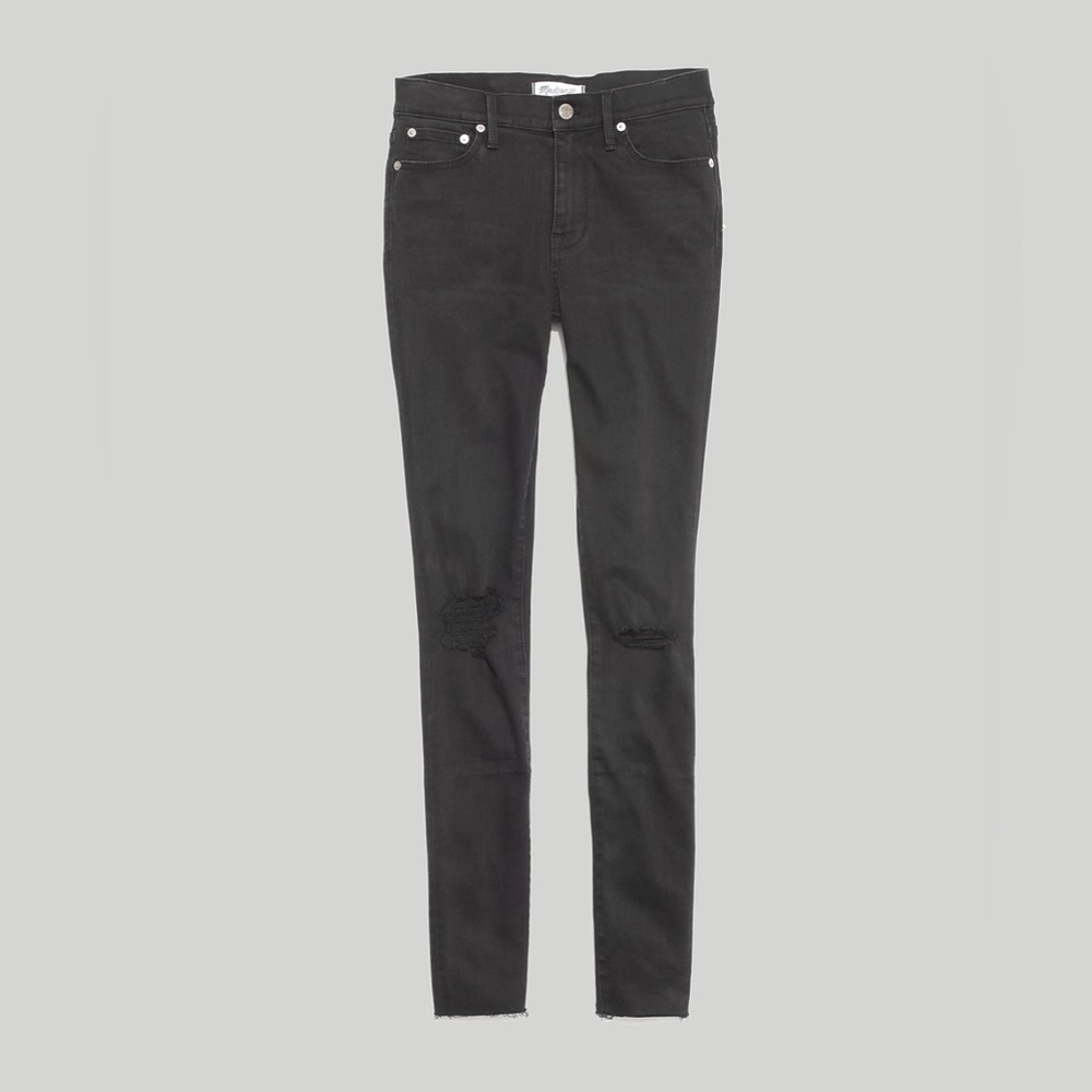 Madewell black stretch denim jeans NWOT